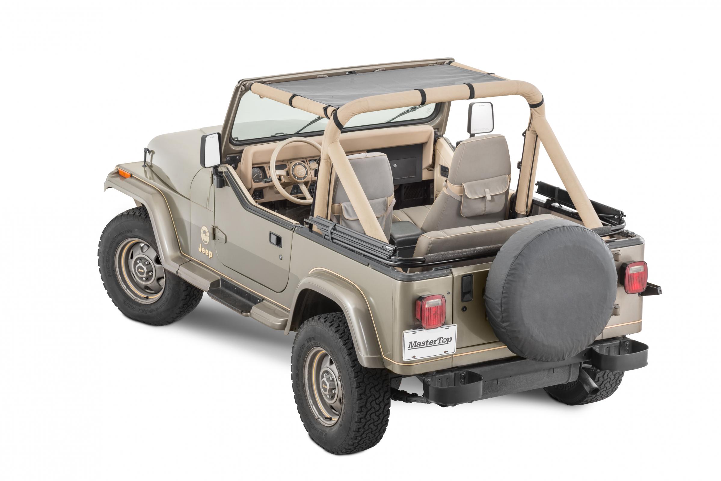 Jeep YJ Mesh Bimini Top ShadeMaker For 87-95 Wrangler YJ MasterTop |  Jeeperz Creeperz