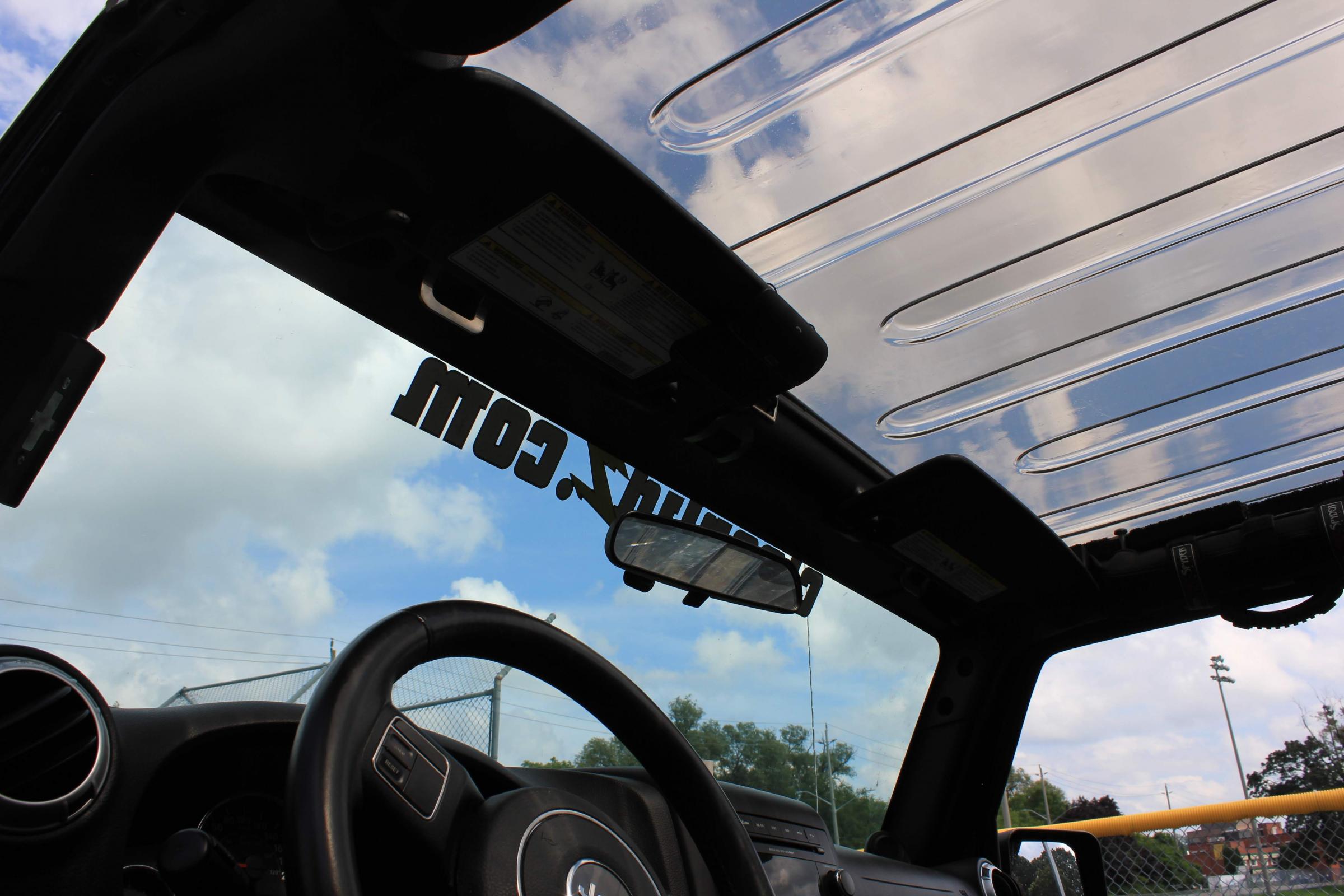  ClearLidz Panoramic Freedom Style Top - 180° Clear Transparent  Panoramic Hardtop - Fits Jeep Wrangler JK 2009-2018 - Clear Sunroof Top  Panel - Tinted UV Resistant Keeps Interior Cool - Made in the USA :  Automotive